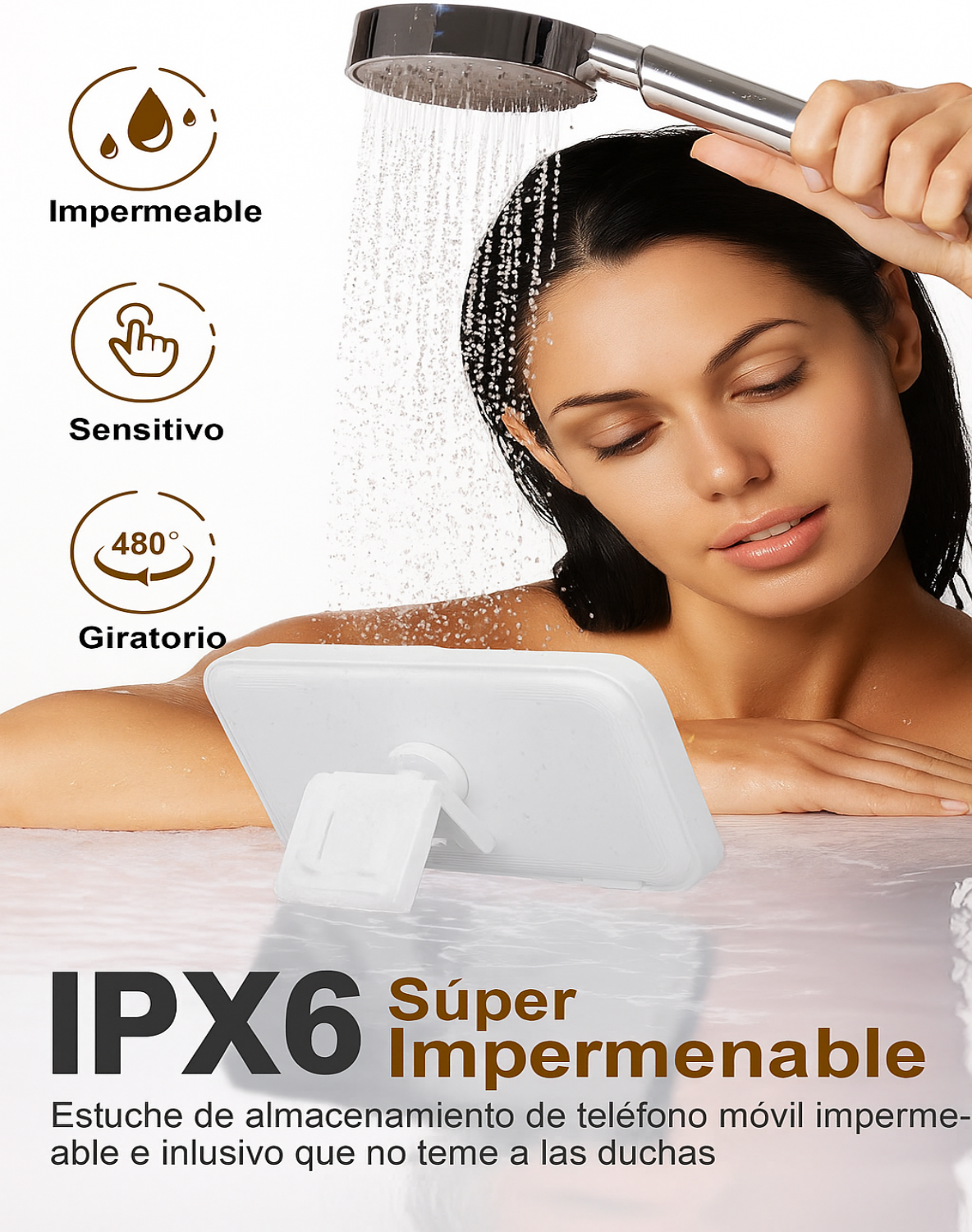 Soporte Para Teléfono Impermeable